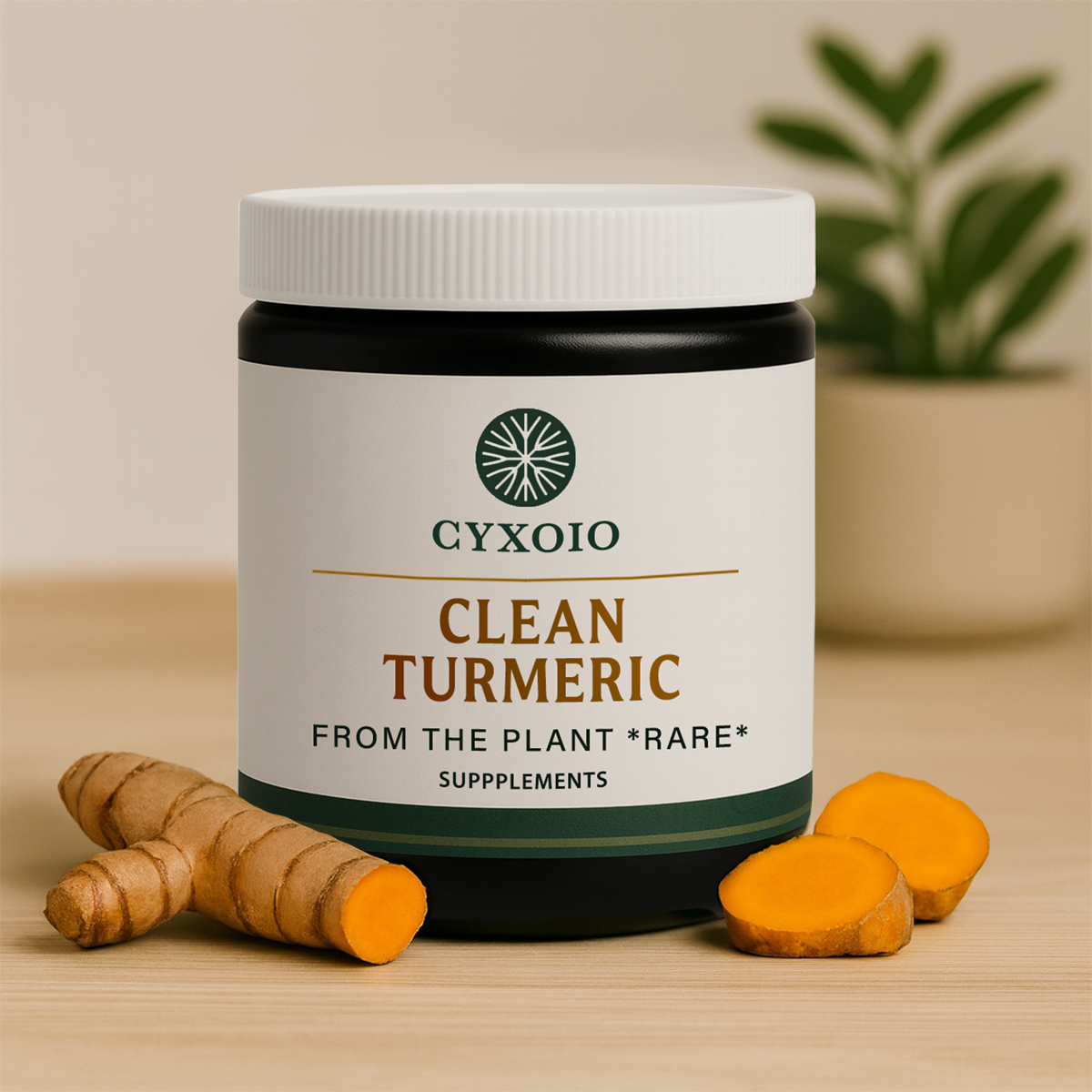 Cyxoio ®  Clean Genuine Indian Turmeric Extract + Uptake Blend